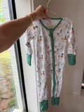 Ducks on the Pond Zip Romper