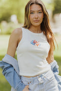 Americana Bikini Embroidered Tank