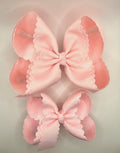 Pink Scallop Bow
