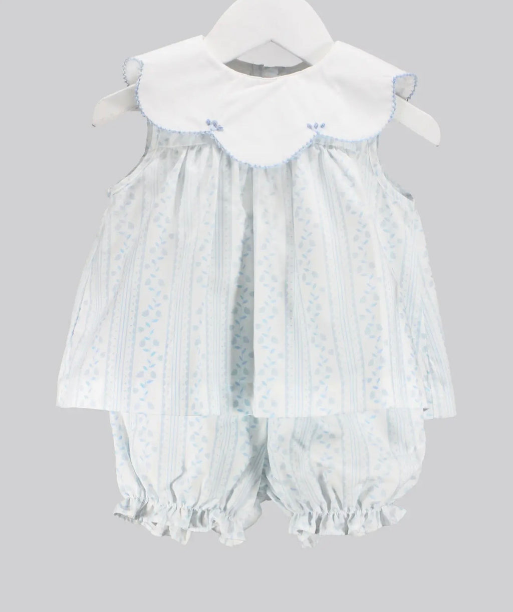 Scalloped Blue Aria Set