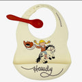 Silicone bib & spoon