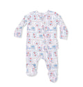 Floral Patchwork Footie