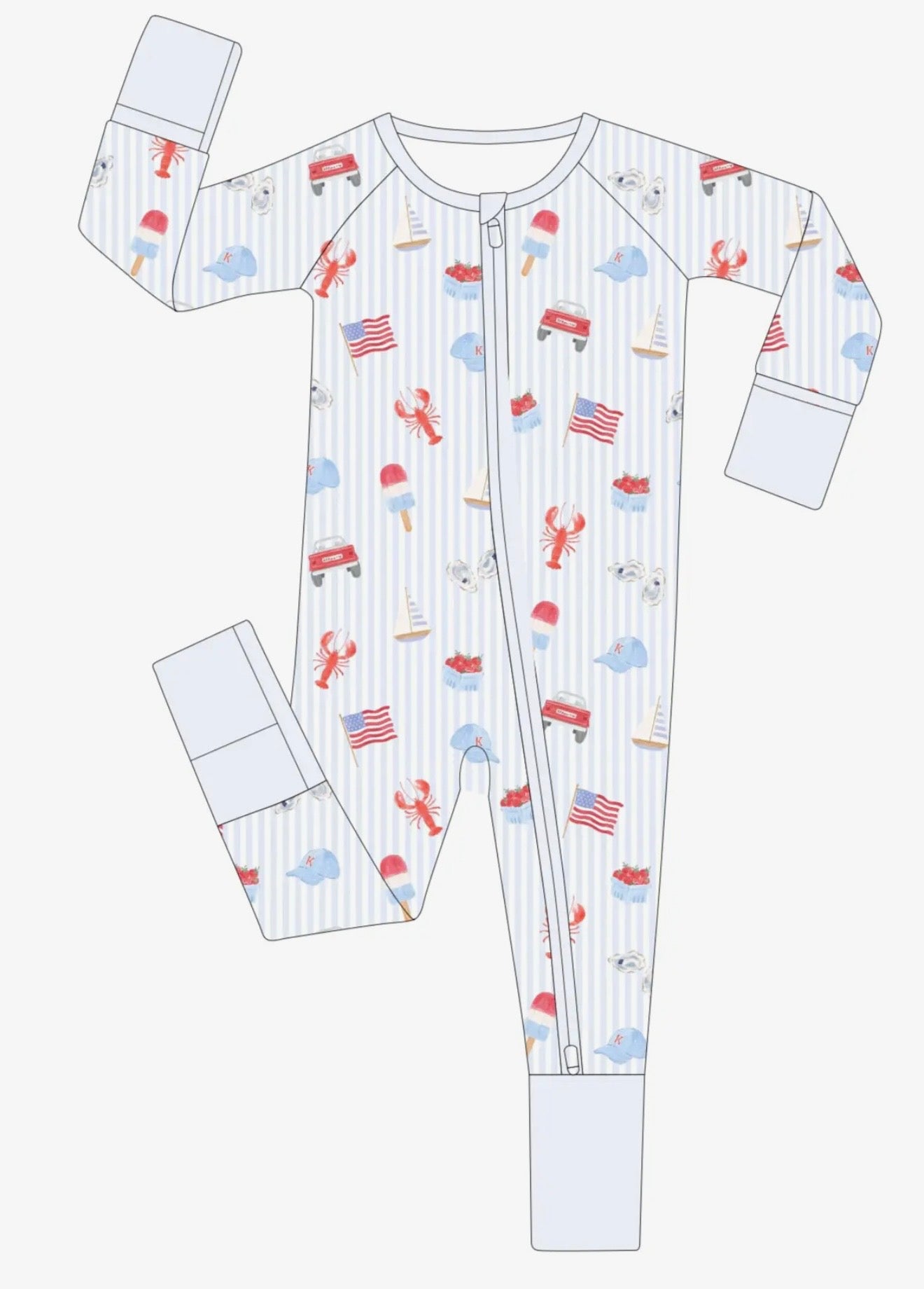 Coastal Americana Onesie