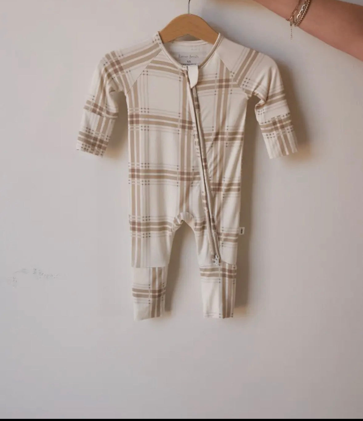 Ellis Plaid Bamboo Romper