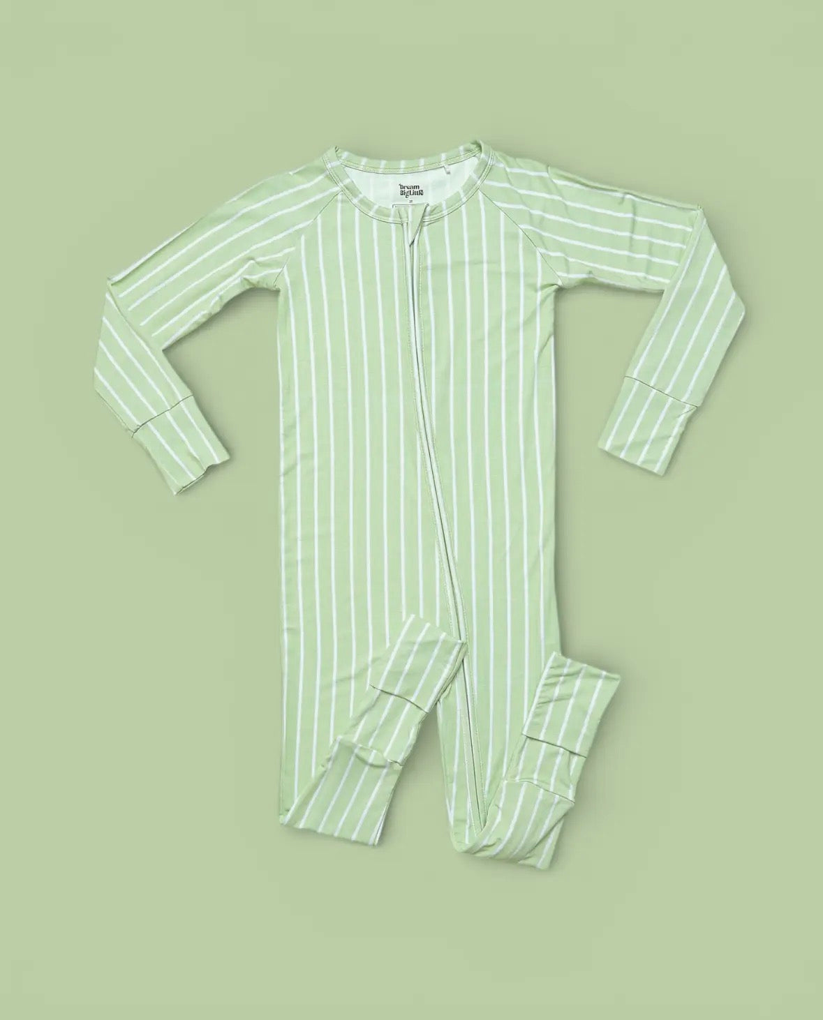 Green Stripe Dream Romper
